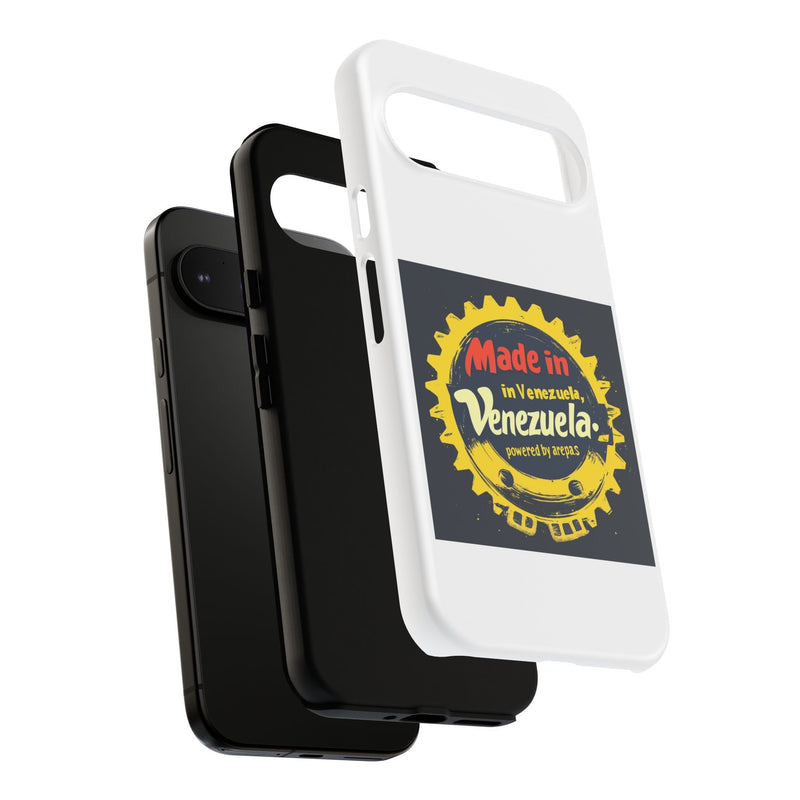 Funda para Teléfono "Made in Venezuela, Powered by Arepas" - Venemoda