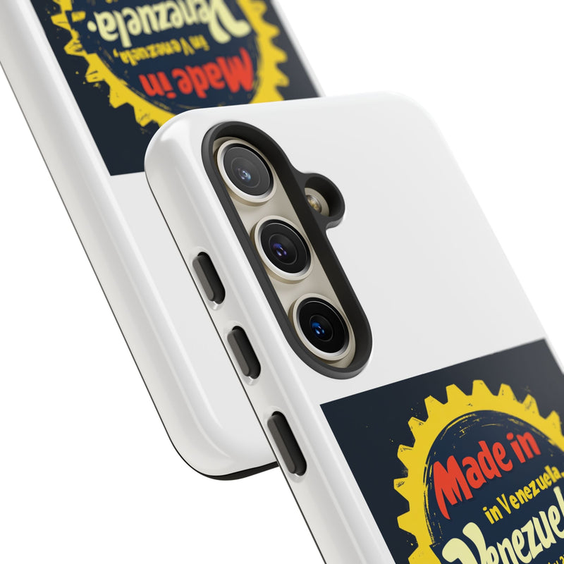 Funda para Teléfono "Made in Venezuela, Powered by Arepas" - Venemoda