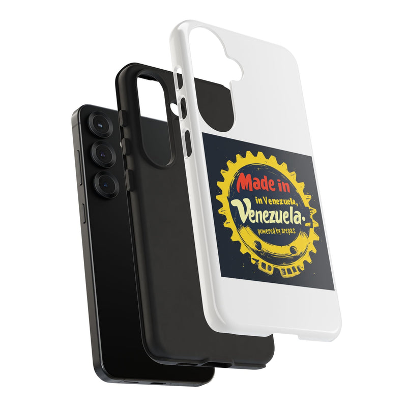Funda para Teléfono "Made in Venezuela, Powered by Arepas" - Venemoda