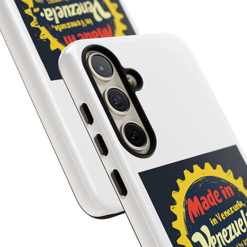 Funda para Teléfono "Made in Venezuela, Powered by Arepas" - Venemoda