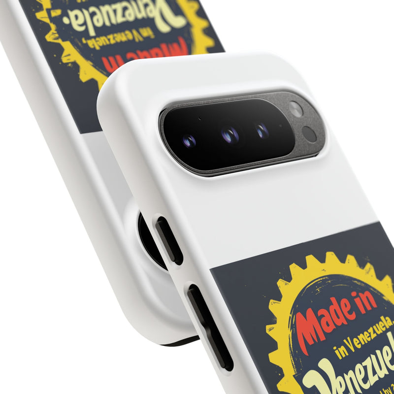 Funda para Teléfono "Made in Venezuela, Powered by Arepas" - Venemoda