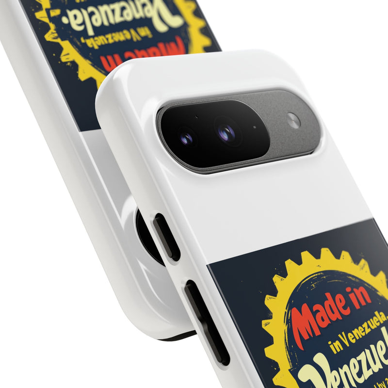 Funda para Teléfono "Made in Venezuela, Powered by Arepas" - Venemoda