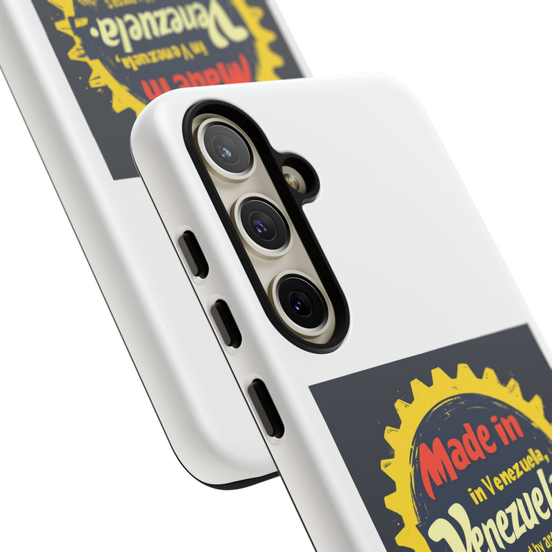 Funda para Teléfono "Made in Venezuela, Powered by Arepas" - Venemoda
