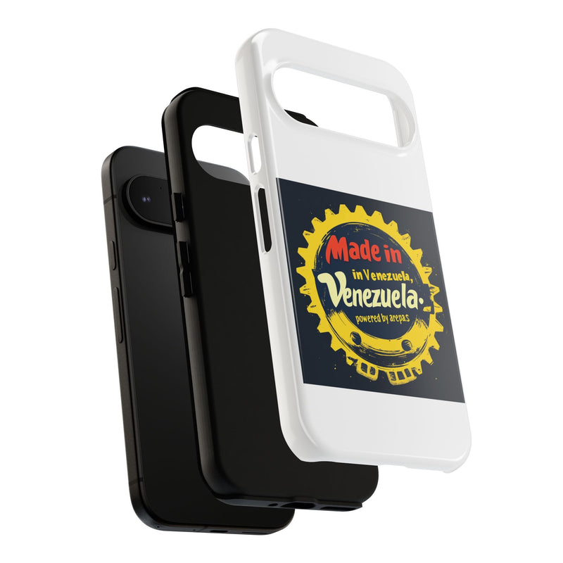 Funda para Teléfono "Made in Venezuela, Powered by Arepas" - Venemoda