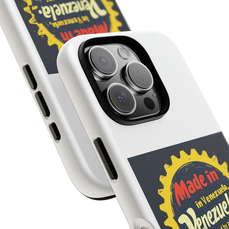 Funda para Teléfono "Made in Venezuela, Powered by Arepas" - Venemoda