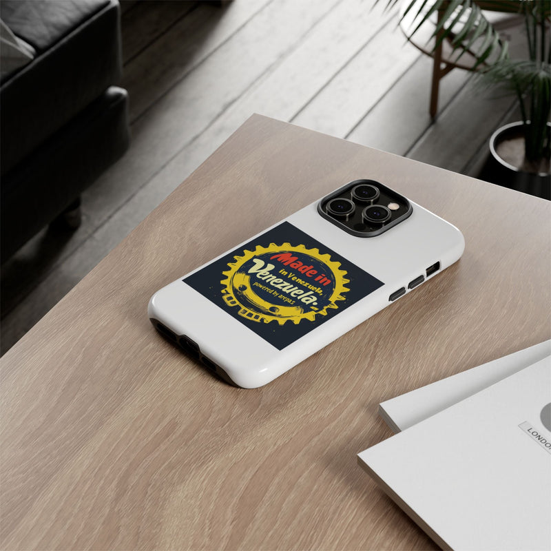 Funda para Teléfono "Made in Venezuela, Powered by Arepas" - Venemoda