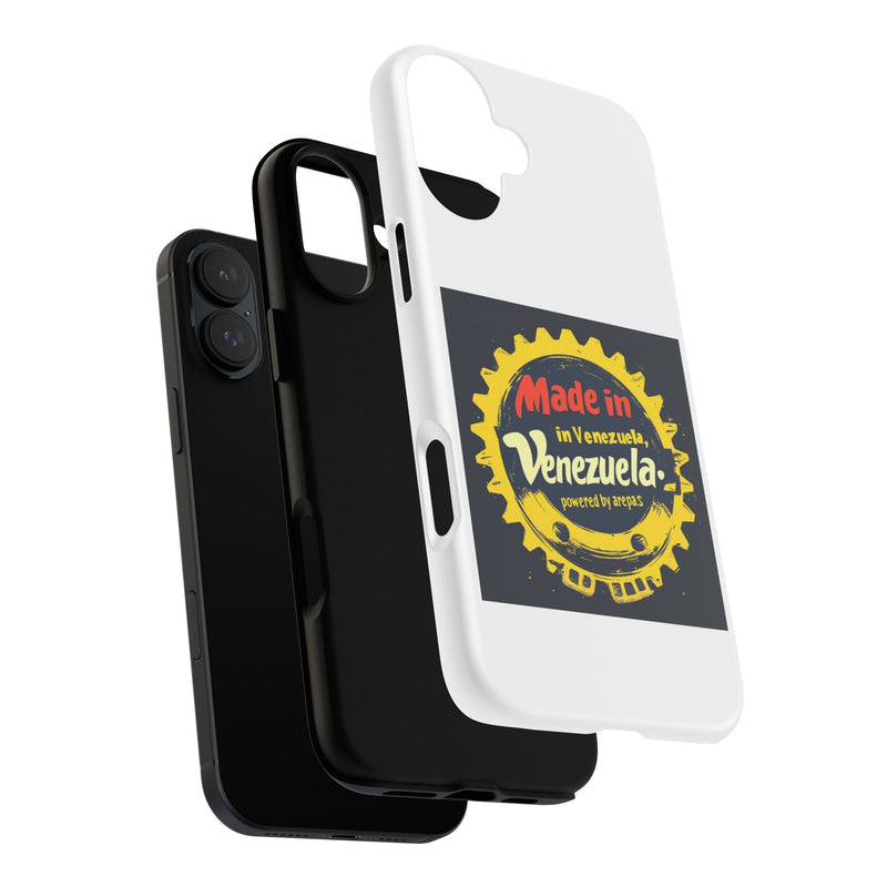Funda para Teléfono "Made in Venezuela, Powered by Arepas" - Venemoda