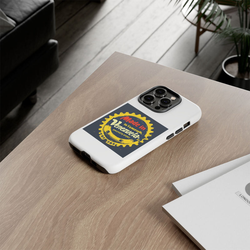 Funda para Teléfono "Made in Venezuela, Powered by Arepas" - Venemoda