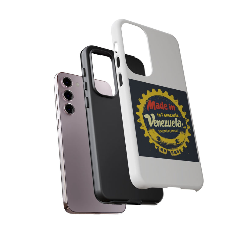 Funda para Teléfono "Made in Venezuela, Powered by Arepas" - Venemoda