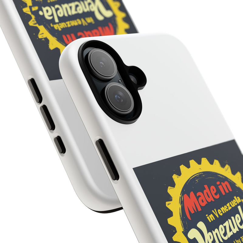 Funda para Teléfono "Made in Venezuela, Powered by Arepas" - Venemoda