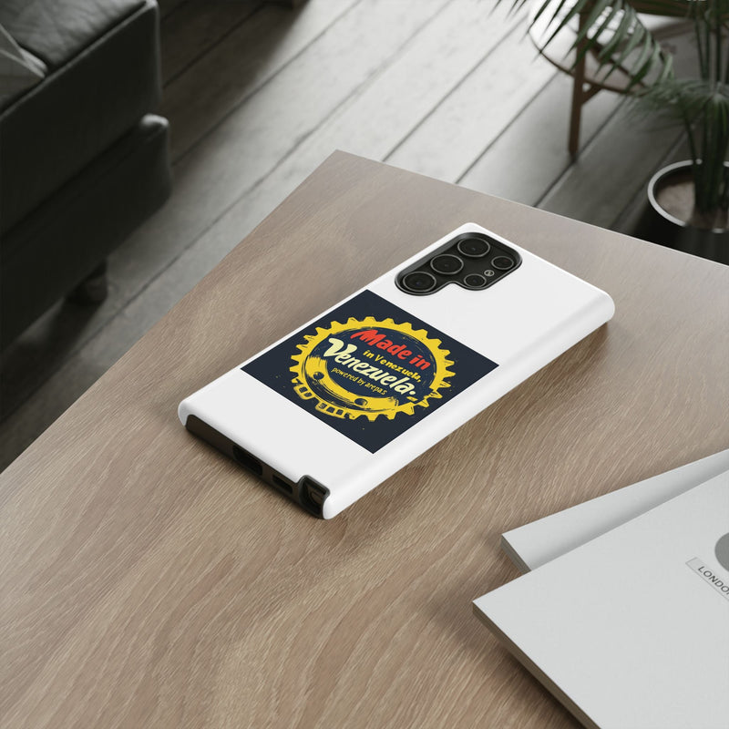 Funda para Teléfono "Made in Venezuela, Powered by Arepas" - Venemoda