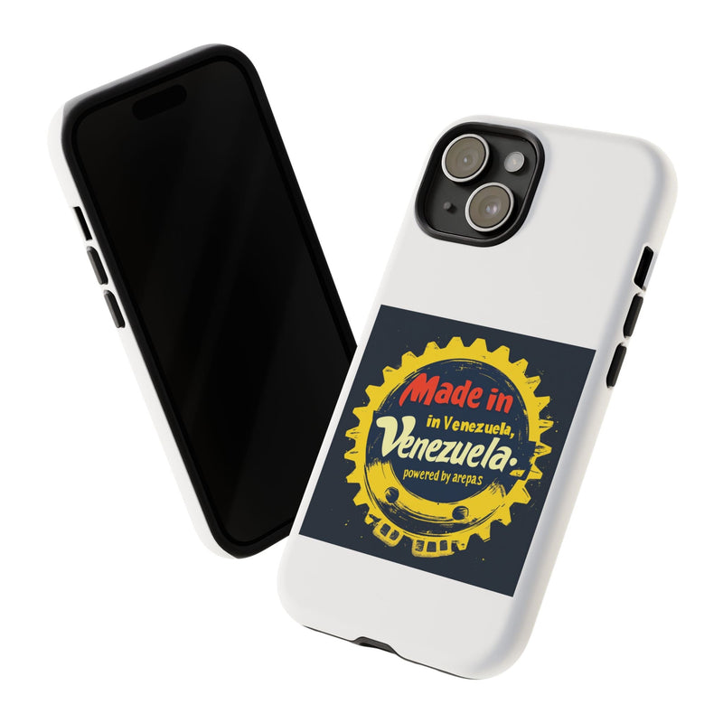 Funda para Teléfono "Made in Venezuela, Powered by Arepas" - Venemoda