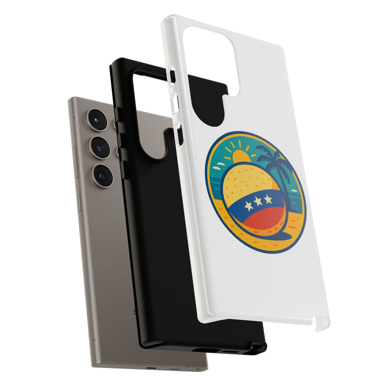 Funda "Tropical Vibes" – Estilo Playa con Protección Doble - Venemoda