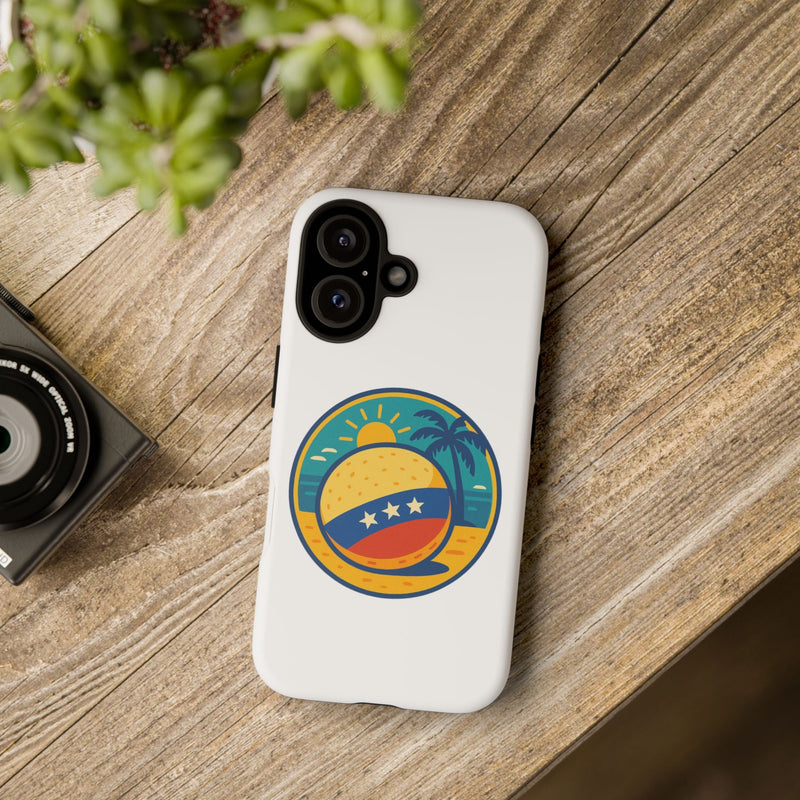 Funda "Tropical Vibes" – Estilo Playa con Protección Doble - Venemoda