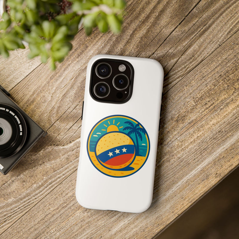 Funda "Tropical Vibes" – Estilo Playa con Protección Doble - Venemoda
