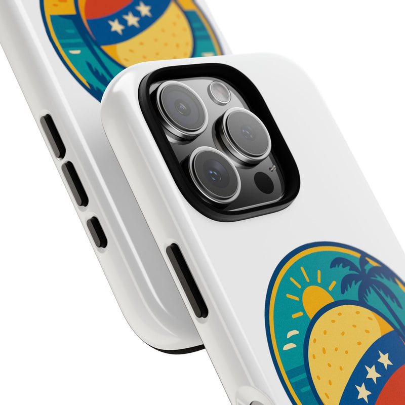 Funda "Tropical Vibes" – Estilo Playa con Protección Doble - Venemoda