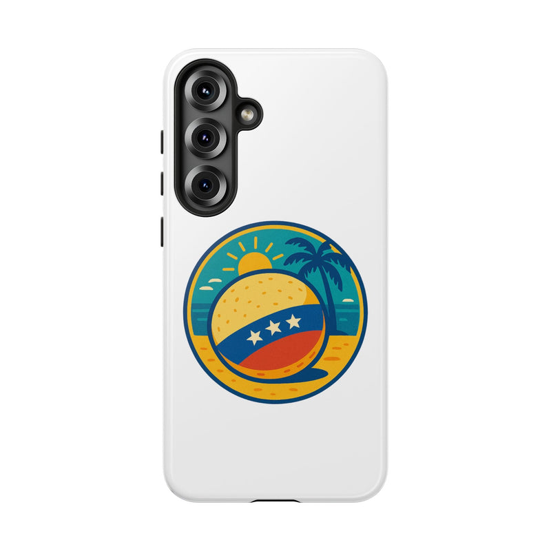 Funda "Tropical Vibes" – Estilo Playa con Protección Doble - Venemoda