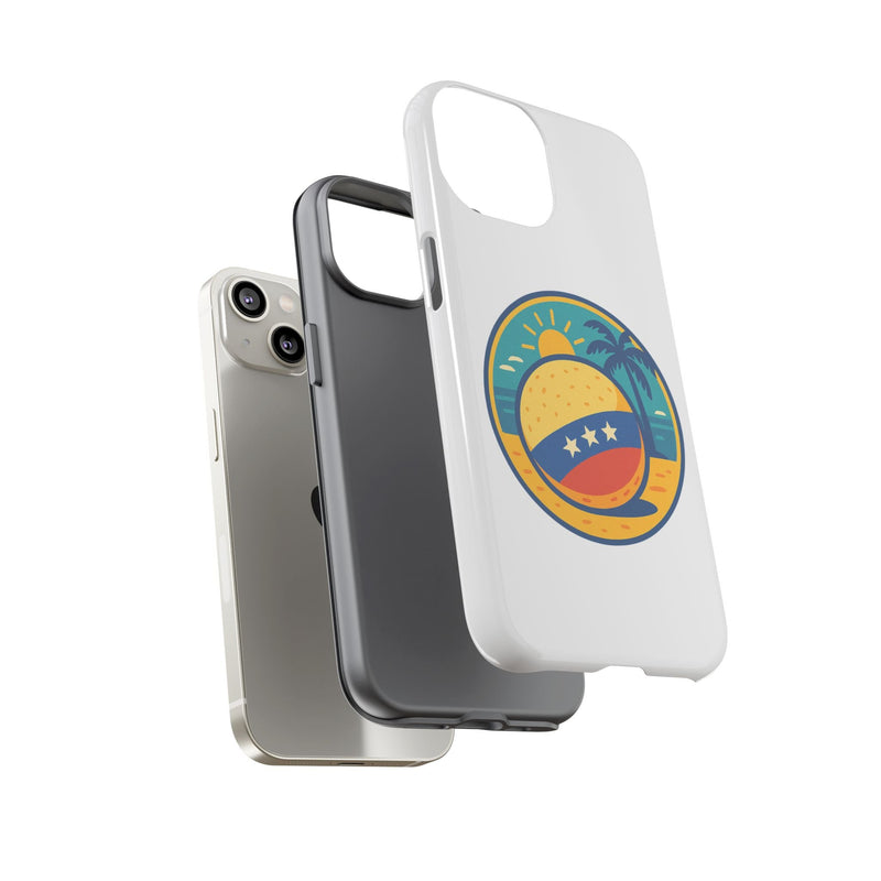 Funda "Tropical Vibes" – Estilo Playa con Protección Doble - Venemoda