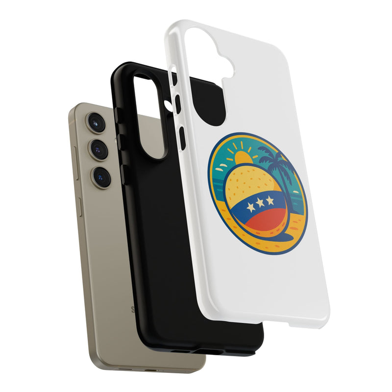 Funda "Tropical Vibes" – Estilo Playa con Protección Doble - Venemoda