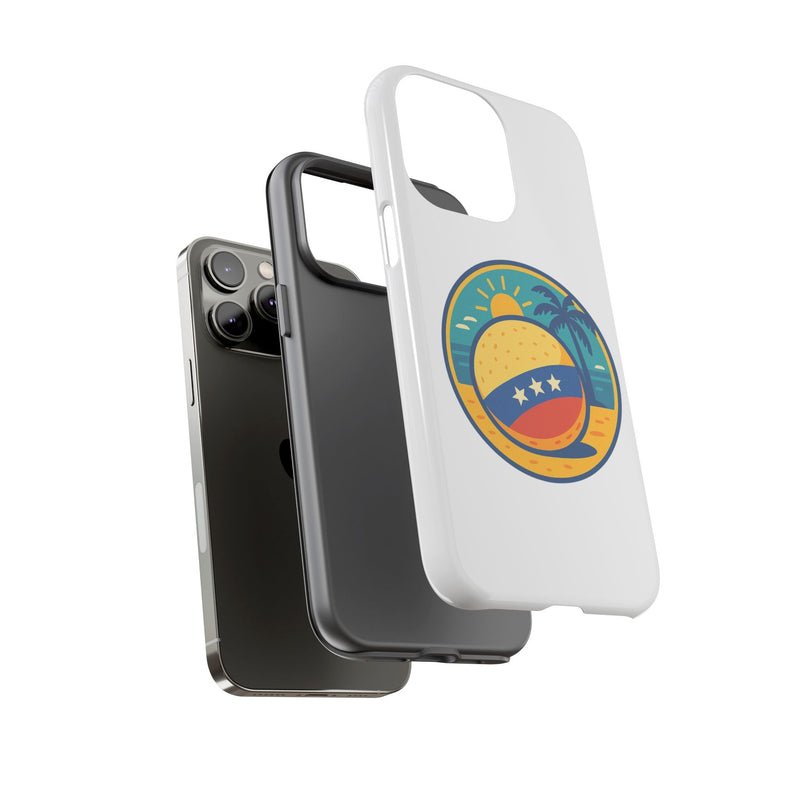Funda "Tropical Vibes" – Estilo Playa con Protección Doble - Venemoda