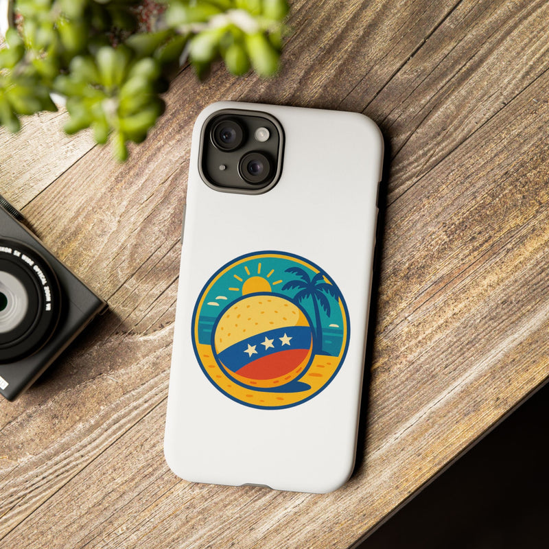 Funda "Tropical Vibes" – Estilo Playa con Protección Doble - Venemoda