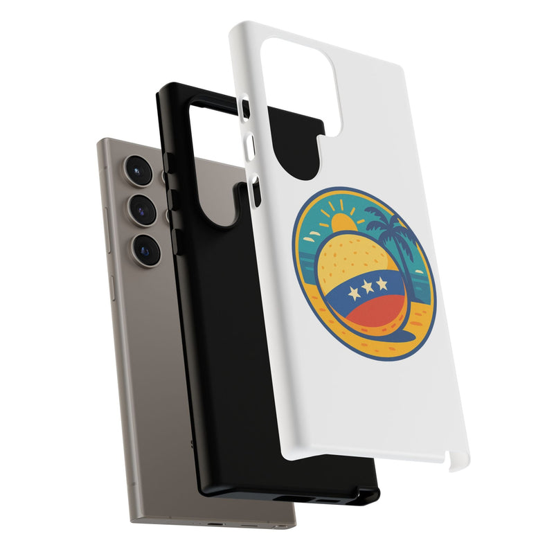 Funda "Tropical Vibes" – Estilo Playa con Protección Doble - Venemoda