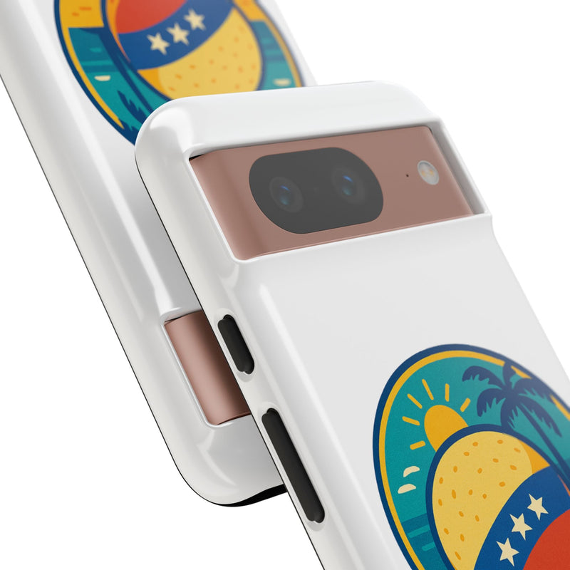 Funda "Tropical Vibes" – Estilo Playa con Protección Doble - Venemoda