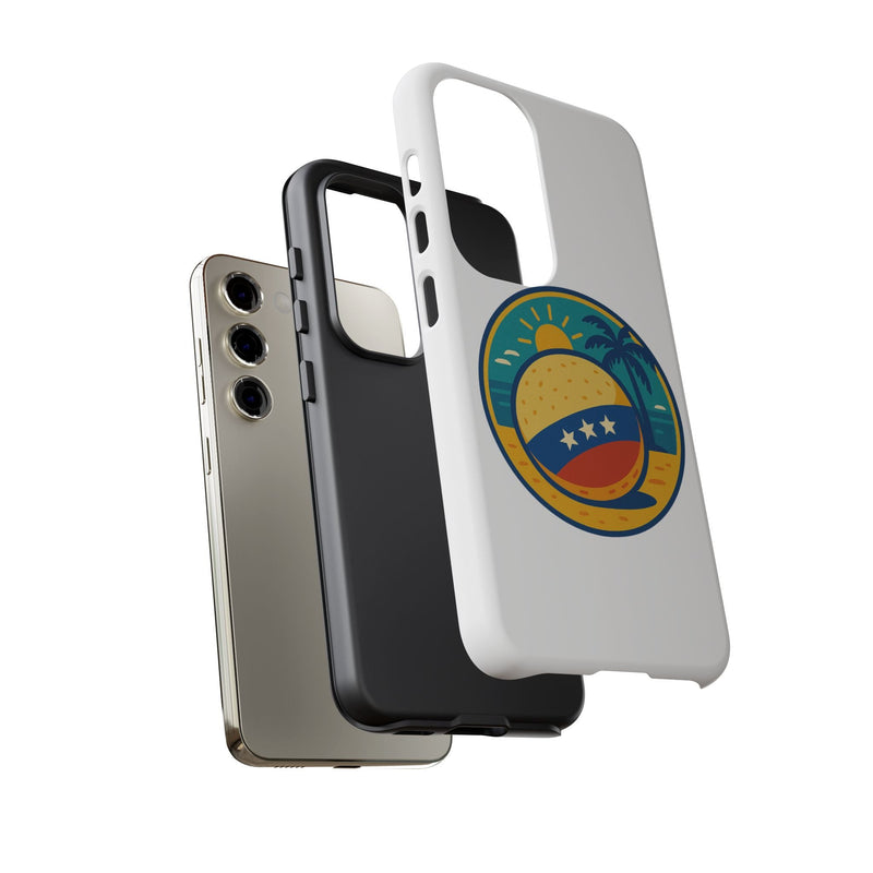 Funda "Tropical Vibes" – Estilo Playa con Protección Doble - Venemoda