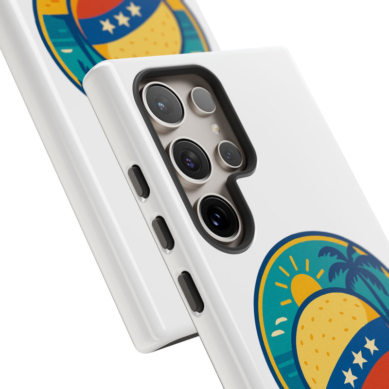 Funda "Tropical Vibes" – Estilo Playa con Protección Doble - Venemoda