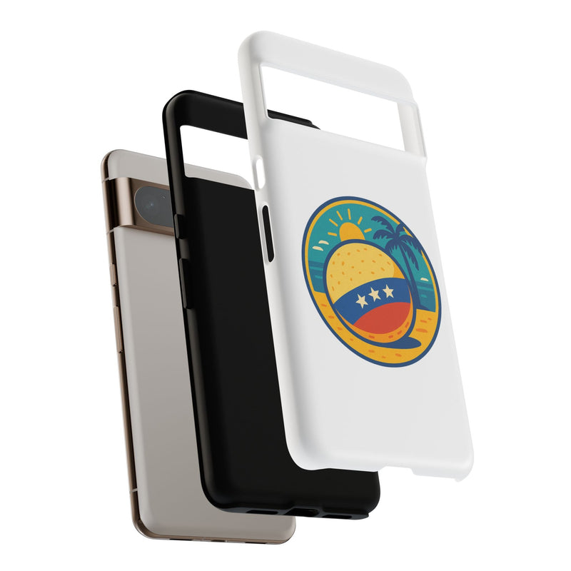 Funda "Tropical Vibes" – Estilo Playa con Protección Doble - Venemoda