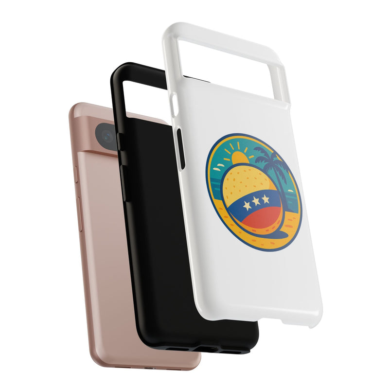 Funda "Tropical Vibes" – Estilo Playa con Protección Doble - Venemoda
