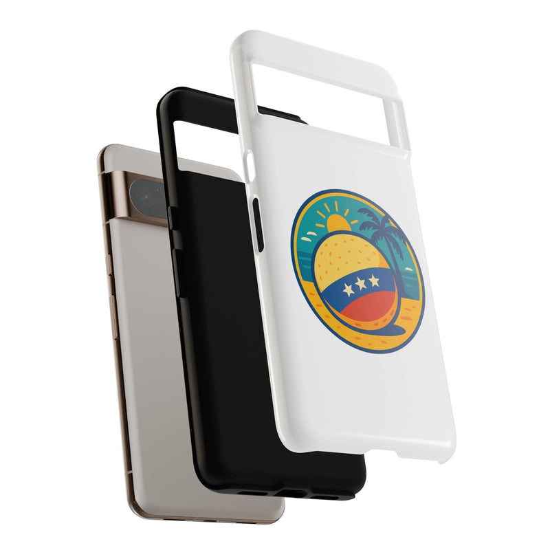 Funda "Tropical Vibes" – Estilo Playa con Protección Doble - Venemoda