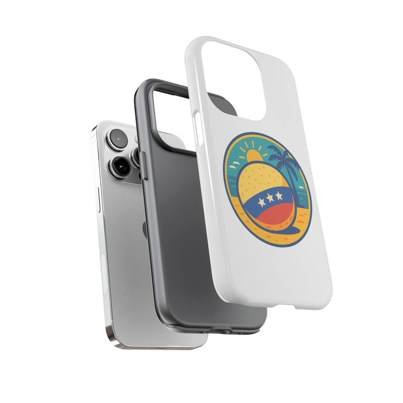Funda "Tropical Vibes" – Estilo Playa con Protección Doble - Venemoda