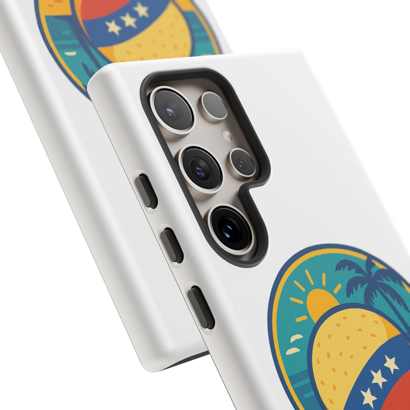 Funda "Tropical Vibes" – Estilo Playa con Protección Doble - Venemoda