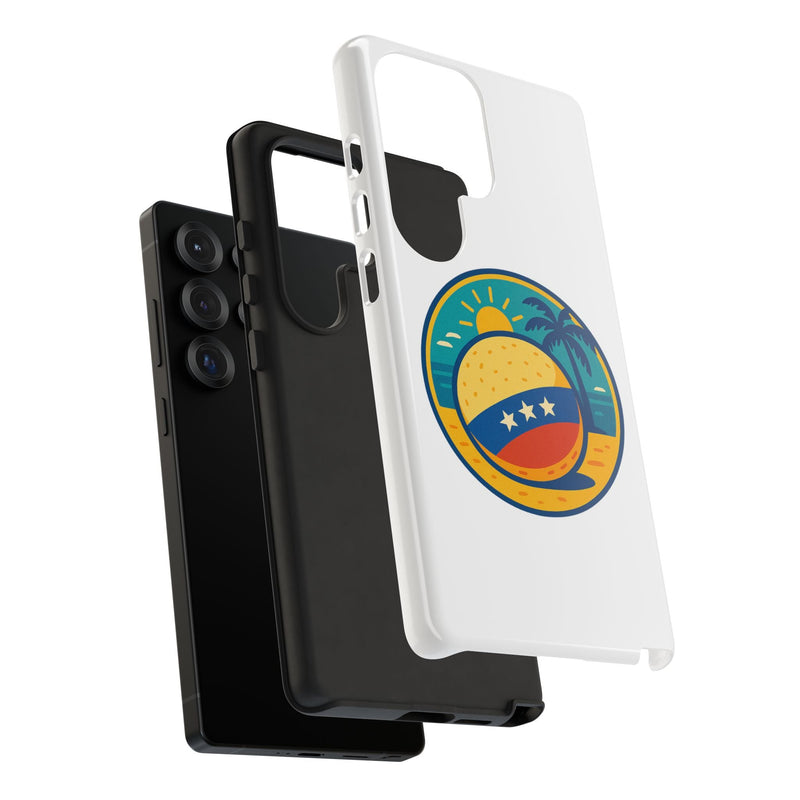 Funda "Tropical Vibes" – Estilo Playa con Protección Doble - Venemoda