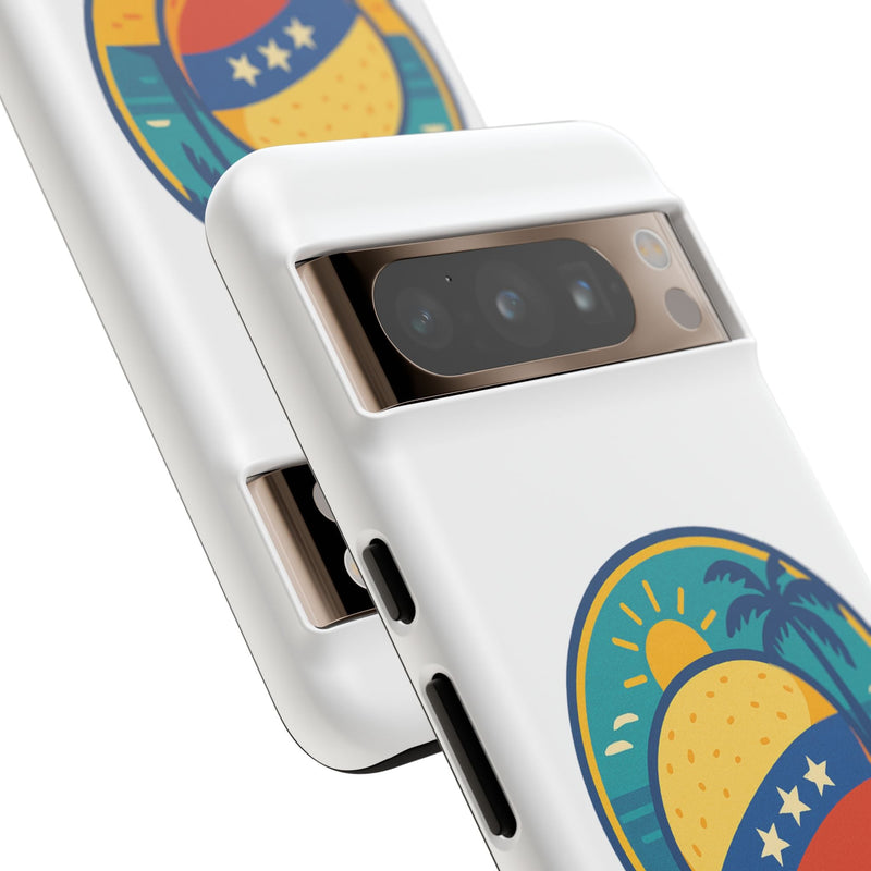 Funda "Tropical Vibes" – Estilo Playa con Protección Doble - Venemoda