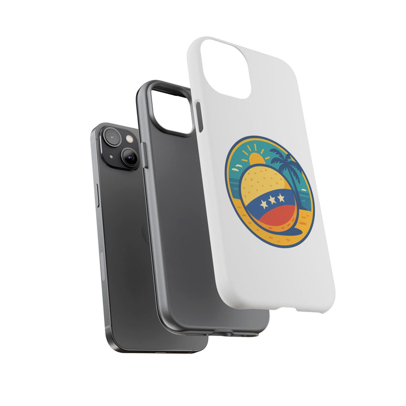 Funda "Tropical Vibes" – Estilo Playa con Protección Doble - Venemoda
