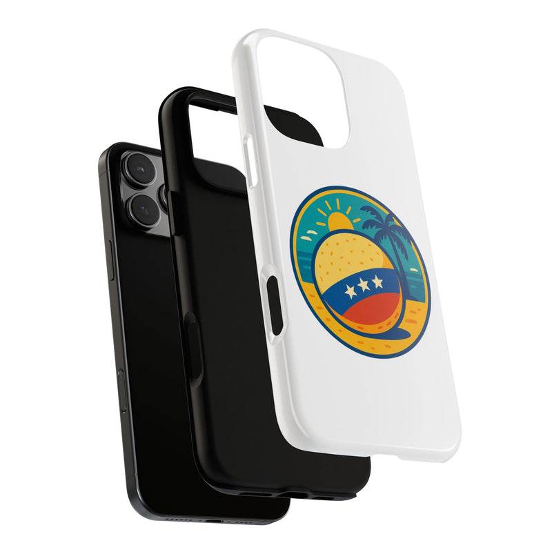 Funda "Tropical Vibes" – Estilo Playa con Protección Doble - Venemoda