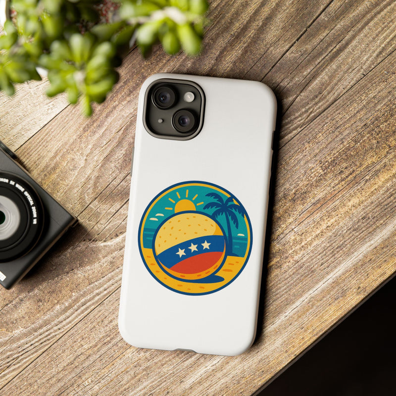 Funda "Tropical Vibes" – Estilo Playa con Protección Doble - Venemoda