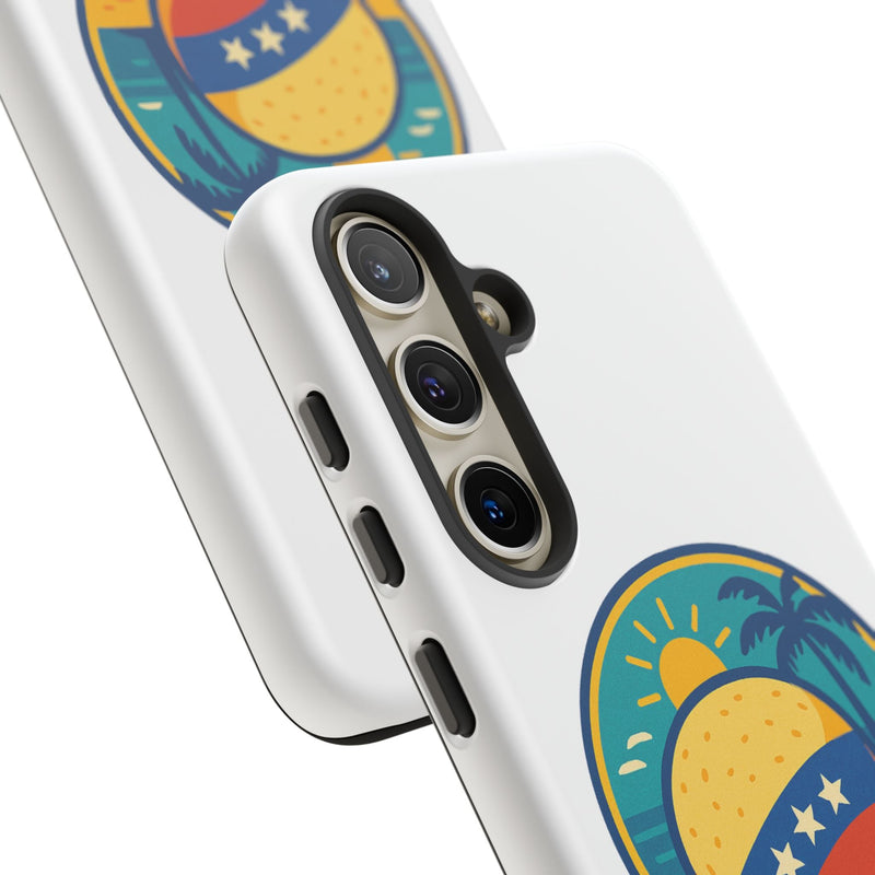 Funda "Tropical Vibes" – Estilo Playa con Protección Doble - Venemoda