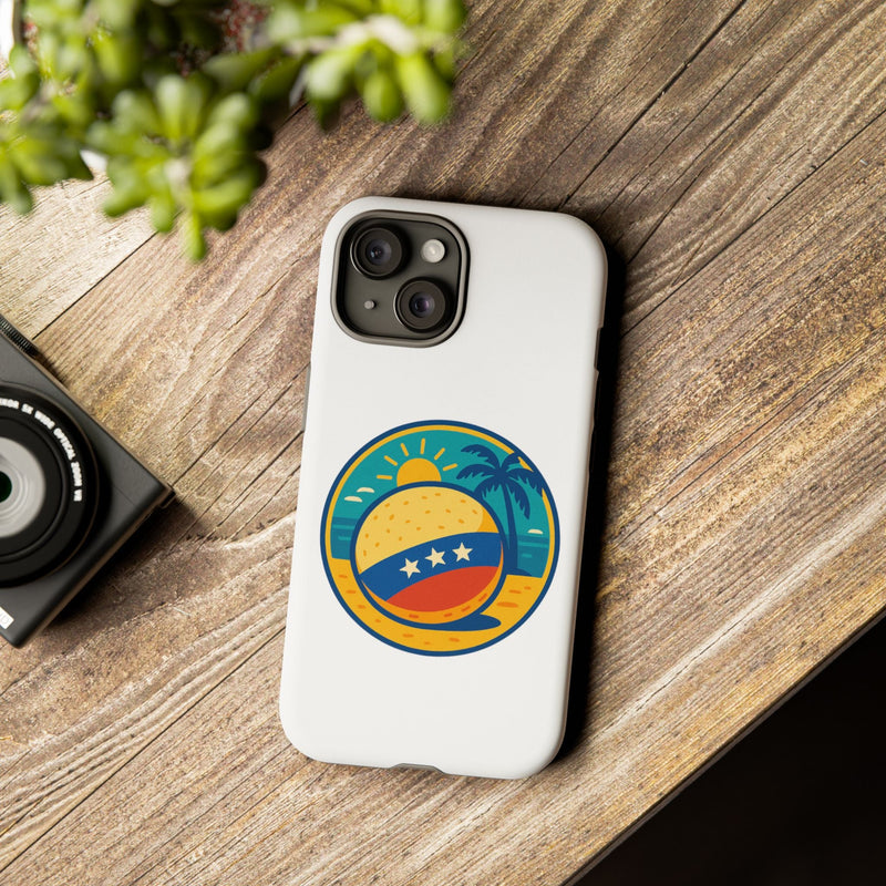 Funda "Tropical Vibes" – Estilo Playa con Protección Doble - Venemoda