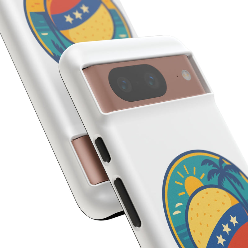 Funda "Tropical Vibes" – Estilo Playa con Protección Doble - Venemoda