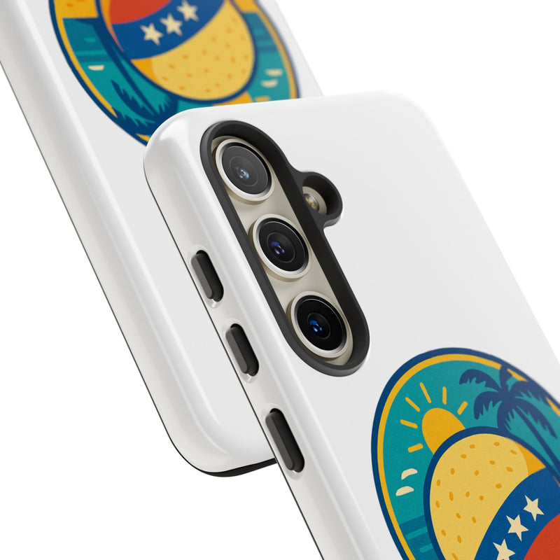 Funda "Tropical Vibes" – Estilo Playa con Protección Doble - Venemoda