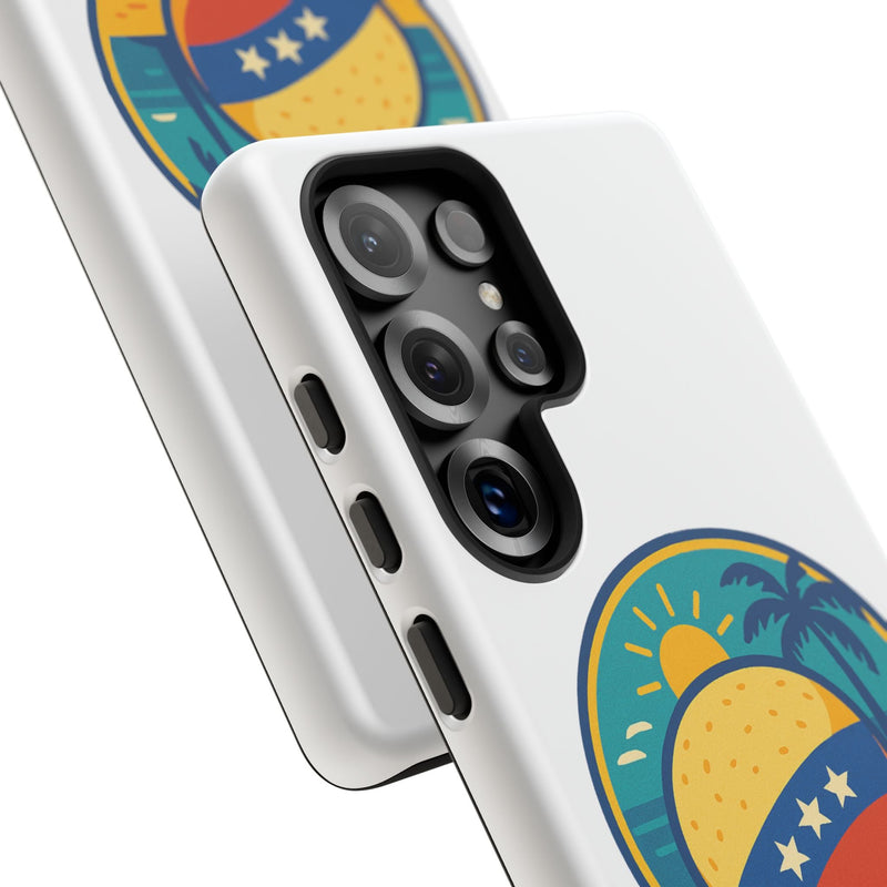 Funda "Tropical Vibes" – Estilo Playa con Protección Doble - Venemoda