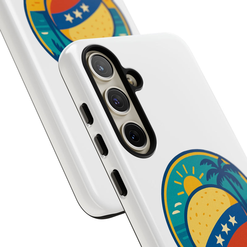 Funda "Tropical Vibes" – Estilo Playa con Protección Doble - Venemoda