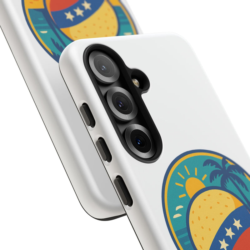 Funda "Tropical Vibes" – Estilo Playa con Protección Doble - Venemoda
