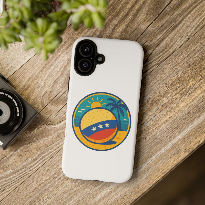 Funda "Tropical Vibes" – Estilo Playa con Protección Doble - Venemoda