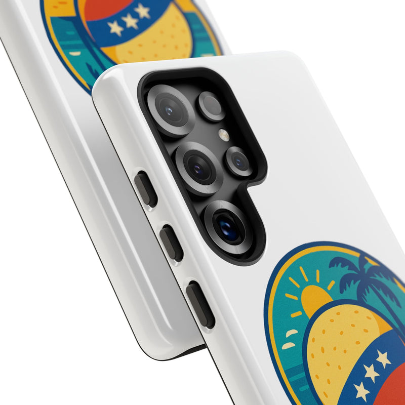 Funda "Tropical Vibes" – Estilo Playa con Protección Doble - Venemoda