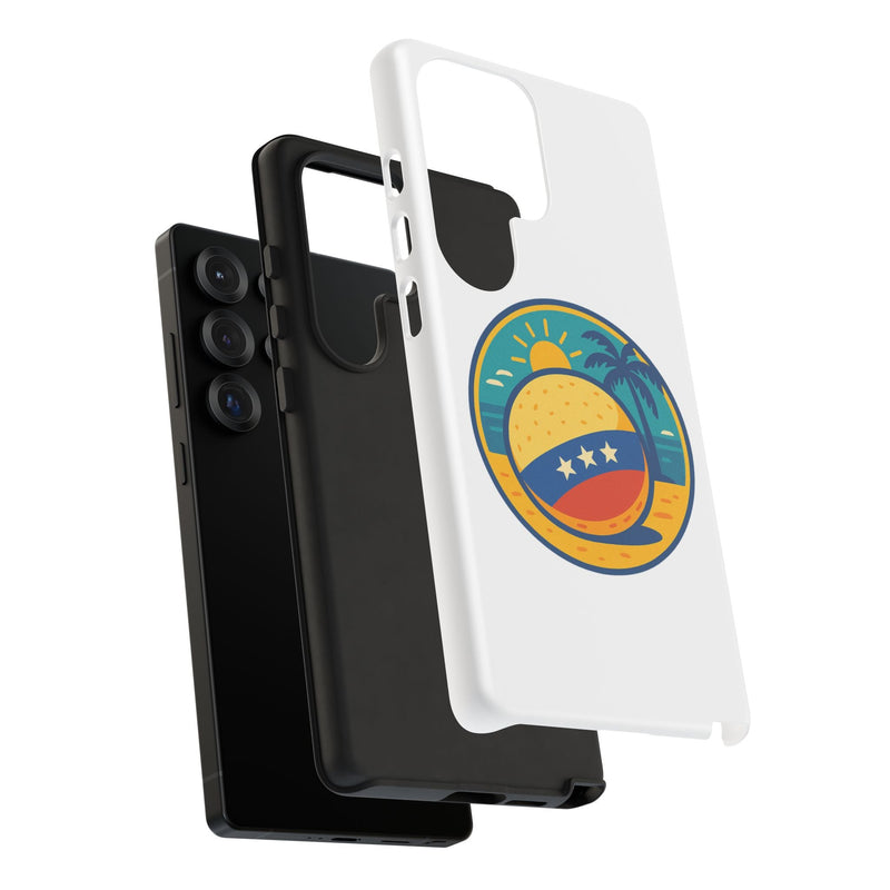 Funda "Tropical Vibes" – Estilo Playa con Protección Doble - Venemoda