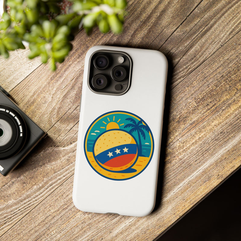Funda "Tropical Vibes" – Estilo Playa con Protección Doble - Venemoda